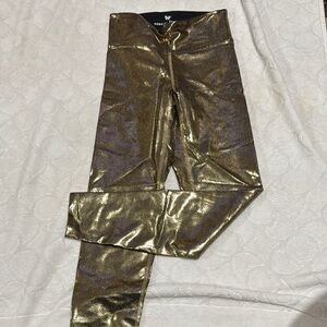 Heroine Sport Gold Metallic Leggings